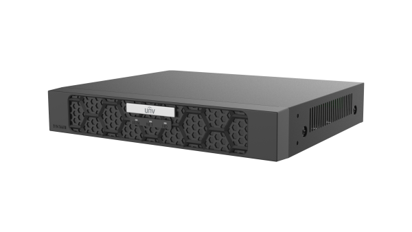 NVR501-08B-IQ.png Uniview 8 csatornás, 1 HDD-s, IP rögzítő, 1U kialakítás, Smart