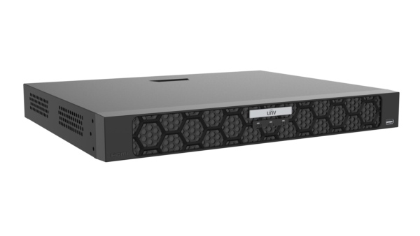 NVR502-09B.png Uniview 9 csatornás, 2 HDD-s, IP rögzítő, 1U kialakítás, Smart