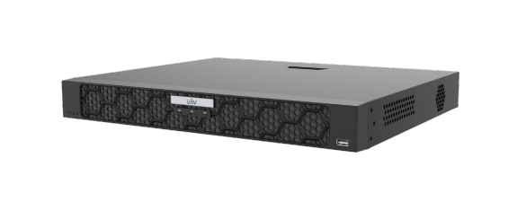 NVR502-16B-IQ1.png Uniview 16 csatornás, 16 POE port, 2 HDD-s, IP rögzítő, Smart