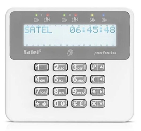 Satel PRF-LCD-A2 – Vezeték nélküli LCD kezelő PERFECTA 64 M központhoz