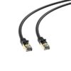 S-link Kábel - MM-CAT7010 (S/FTP patch kábel, CAT7, 10 GBPS, aranyozott, fekete, 10m)