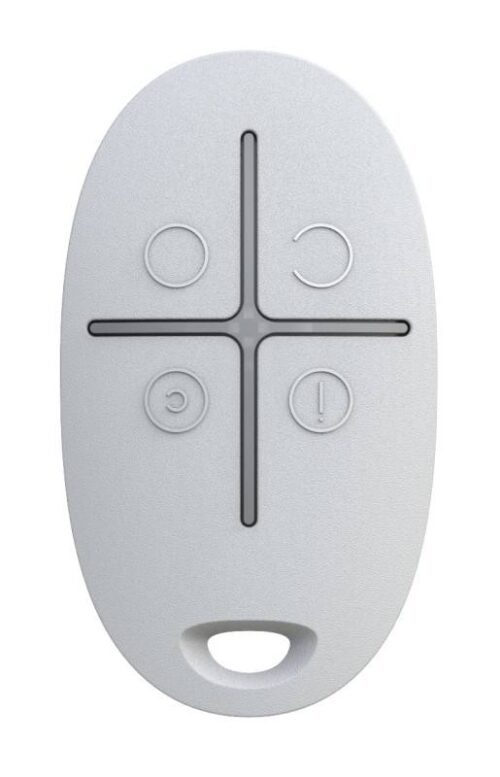 SPACECONTROL-WHITE-6454bc87863bc.jpg Ajax SPACECONTROL-WHITE – SpaceControl távirányító