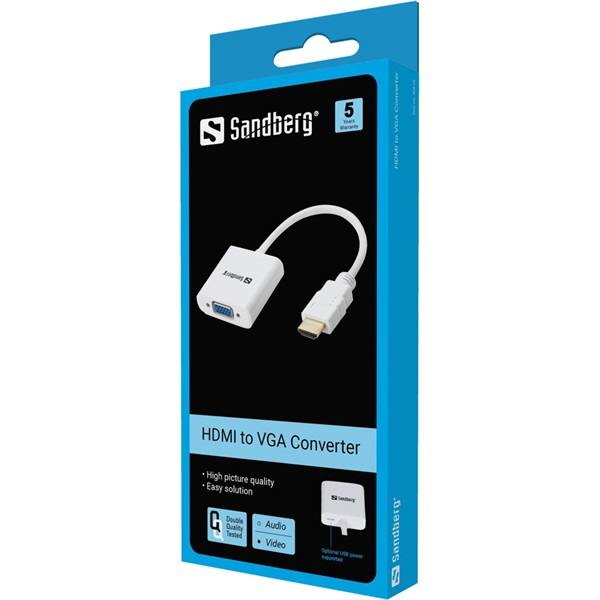 Sandberg_Kabel_Atalakito_-_HDMI_to_VGA_Converter-i426089.jpg Sandberg Kábel Átalakító - HDMI to VGA Converter