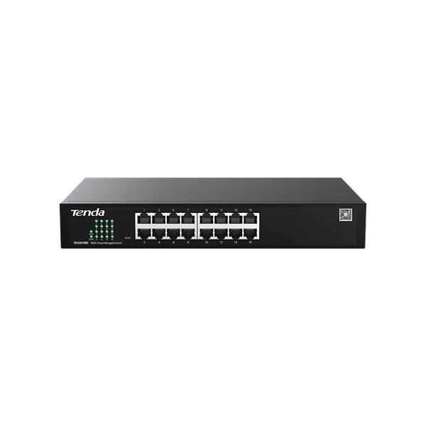 Tenda Switch Menedzselhető - TEG2216D (16x1Gbps; 32Gbps; CloudFi; Fém)