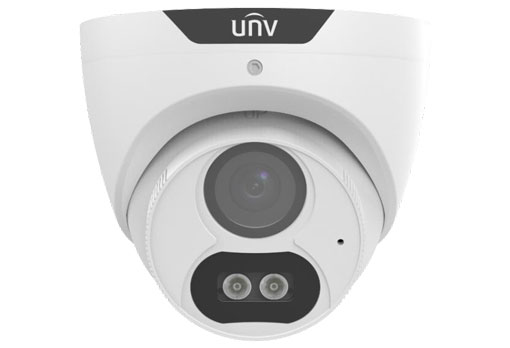UAC-T122-AF28284029M-W1.jpg Uniview - 2MP ColorHunter analóg turret dóm kamera, fém ház, 4mm, TVI/AHD/CVI/CVBS