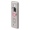 abk-801a-g_iso_light_red_jav.jpg OUTLET: LED-es INOX nyomógomb pajzzsal NO keskeny - piros