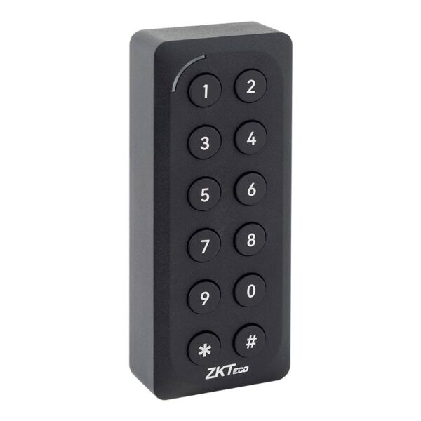 ZKTeco ACC-ER-KR902 hibrid EM, Mifare/DESfire kártyás és kódbilentyűs segédolvasó, Wiegand és RS485 kimenettel