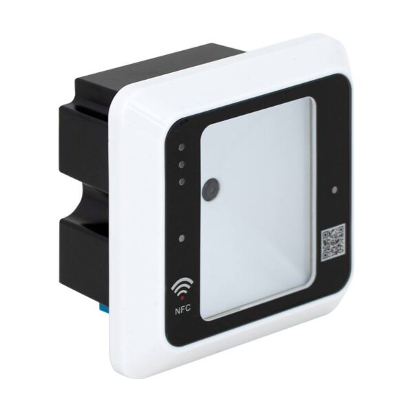 acc-er-qr500-w_2_800x800_1.jpg Cseppálló (IP66) kártya- és QR-kód olvasó - MIFARE - fehér