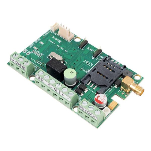 asc-procon-gsm_isoleft.jpg 4G-s GSM modul 5 bemenet 1 kimenet 4G, PC csatlakozással, felhő felülettel, eseménynaplóval