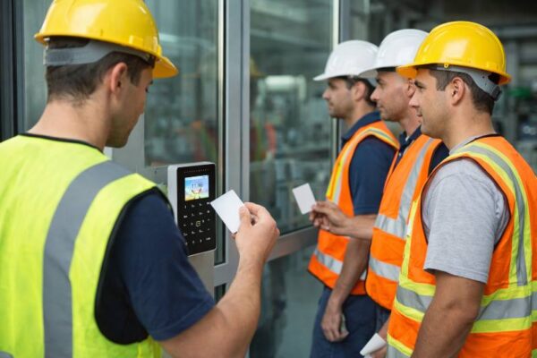 Beléptető és munkaidőnyílvántartó, kóddal és RFID EM vagy MF kódzár