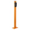 Fotocella tartó oszlop YS12X fotocellákhoz - 75 cm - narancs