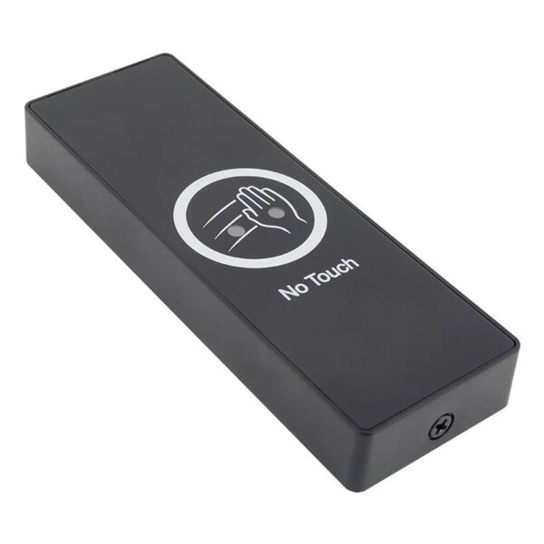 cbutton-400-w-bk_ferde_1.jpg Felületre szerelhető közelítés érzékeny kapcsoló(IP66), időzítéssel, érzékelés állítással, NO/NC kimenettel, fekete