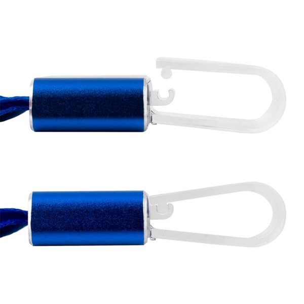 Kártyatartó nyakbaakasztó szalag - 20 mm széles - kék