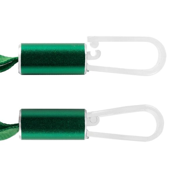 Kártyatartó nyakbaakasztó szalag - 20 mm széles - zöld