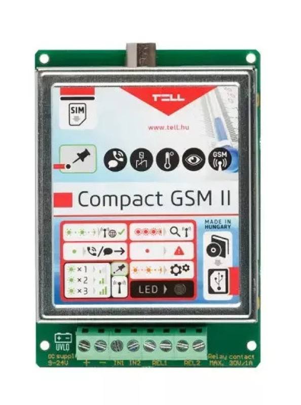 TELL Compact-GSM-II-4G-IN2-R2 – Compact GSM II 4G kommunikátor