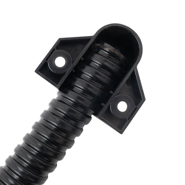 dl01-14-40-bk_back.jpg Műanyaggal bevont INOX kábelátvezető műanyag véglezáróval 14 mm belső átmérővel - fekete