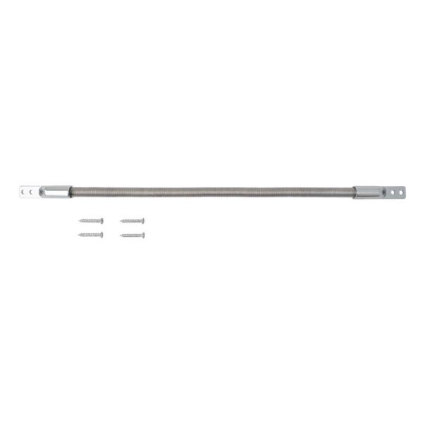 dl07-30-si_set.jpg Rozsdamentes rugós kábelátvezető fém véglezáróval 7 mm belső átmérővel -275 mm hossz