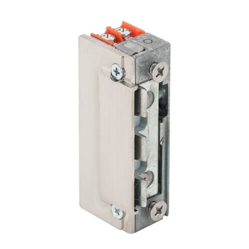 docras-99-1-n512f-top-double_1_800c800.jpg Szimmetrikus, alacsony, pajzs nélküli elektromos zárfogadó - feszültségre zár - dupla nyelvkivezetővel - 12V DC