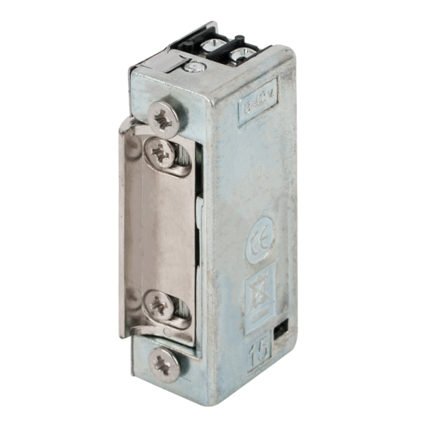 Szimmetrikus, pajzs nélküli elektromos zárfogadó