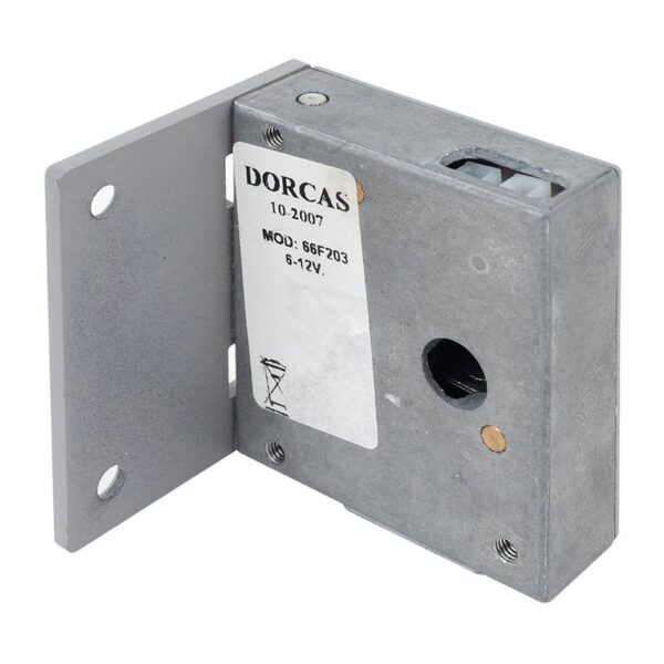 OUTLET: Rátét szerelésű DORCAS elektromos zárnyelvfogadó - szimetrikus - 6-12V AC/DC