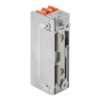 dorcas-99n512f-top_1-1.png Szimmetrikus, alacsony, pajzs nélküli elektromos zárfogadó - feszültségre zár - nyelvkivezetővel - 24V DC
