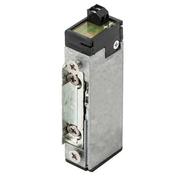 Keskeny, alacsony, pajzs nélküli elektromos zárfogadó - 12V DC