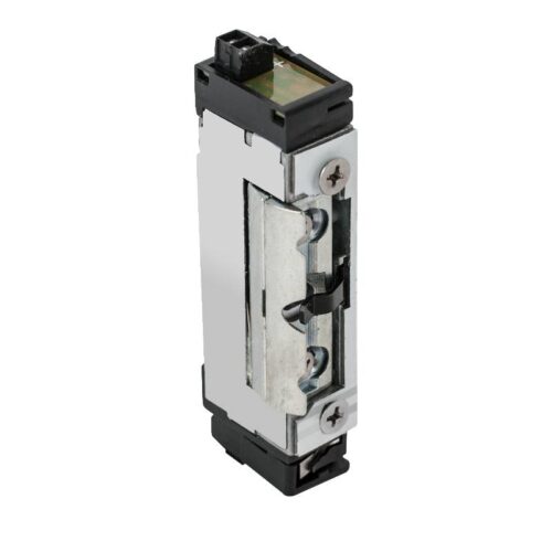 dorcas-99nf305-412-pre_1.jpg Keskeny, alacsony, pajzs nélküli elektromos zárfogadó zárnyelv érzékelővel - 12V DC