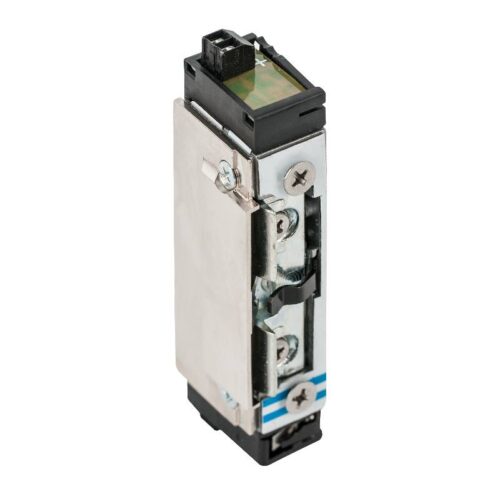 dorcas-99nf305-412-top-pre_1.jpg Alacsony, pajzs nélküli elektromos zárfogadó - visszajelzéssel - nyelvkivezetővel - 12V DC