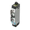 Alacsony, pajzs nélküli elektromos zárfogadó - visszajelzéssel - nyelvkivezetővel - 12V DC
