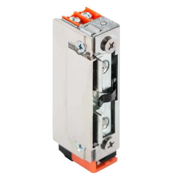 dorcas-99nf305-512-top_1-1.png Alacsony, pajzs nélküli elektromos zárfogadó - feszültségre zár - nyelvkivezetővel - 12V DC
