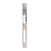 OUTLET: Hosszú zárpajzs DORCAS zárakhoz - fa ajtóra - INOX - jobbos