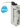 Vízálló (IP68) szimmetrikus, keskeny, alacsony, pajzs nélküli elektromos zárfogadó 250mm vezetékkel