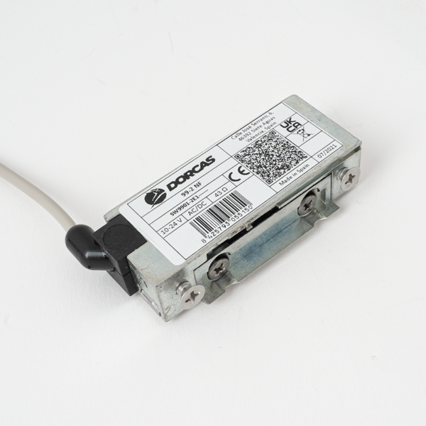 Vízálló (IP68) szimmetrikus, keskeny, alacsony, pajzs nélküli elektromos zárfogadó 250mm vezetékkel
