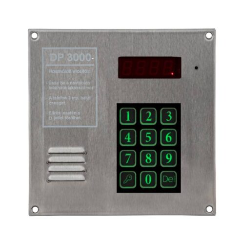 DP3000 INOX kaputelefon központ
