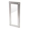Kis INOX névtábla keret plexivel
