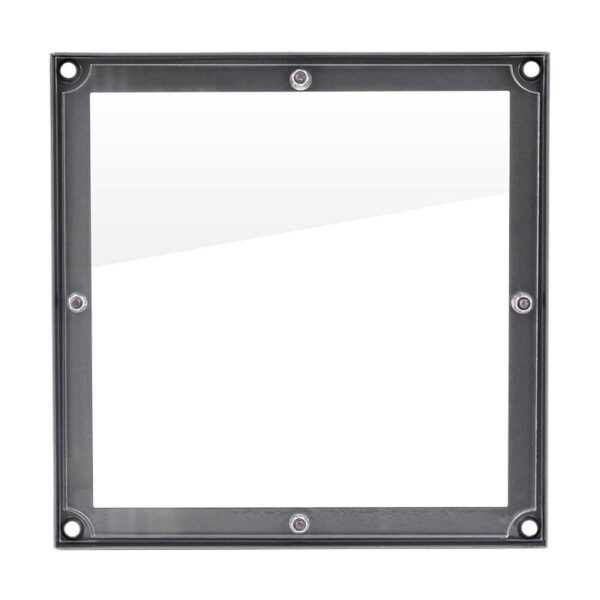 Nagy INOX névtábla keret plexivel