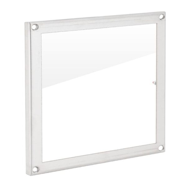 Nagy INOX névtábla keret plexivel