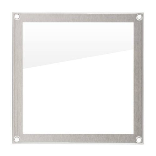 Nagy INOX névtábla keret plexivel