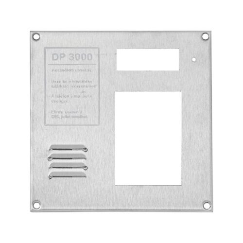 Előlap DP3000-INOX központhoz