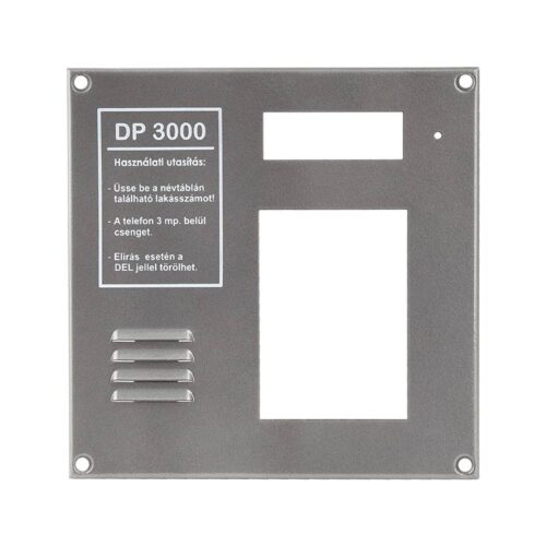 Előlap DP3000 központhoz