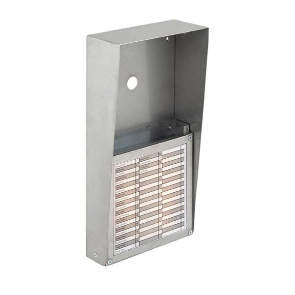 DP kaputelefon esővédő, nagy, felületre szerelt, INOX