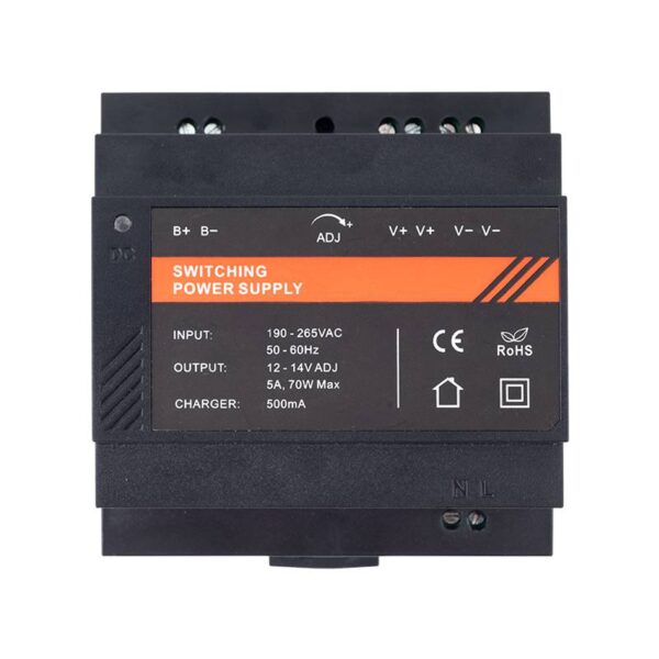 DIN sínes szünetmentes tápegység - 12 V DC 5 A