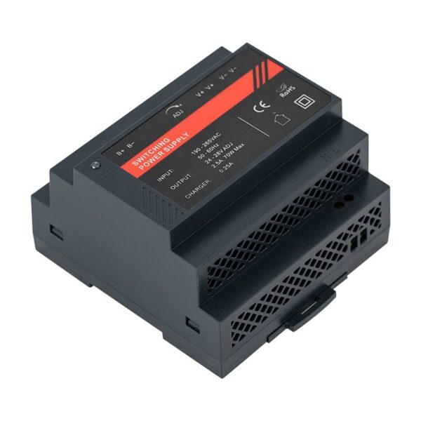 DIN sínes szünetmentes tápegység - 24 V DC 2.5 A