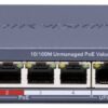Hikvision DS-3E0105P-E/M (C) – 5 portos PoE switch (45 W)