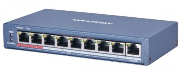 Hikvision DS-3E0109P-E (C) – 9 portos PoE switch (115 W)