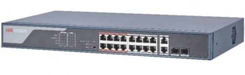 Hikvision DS-3E0318P-E (C) – 18 portos PoE switch (225 W)