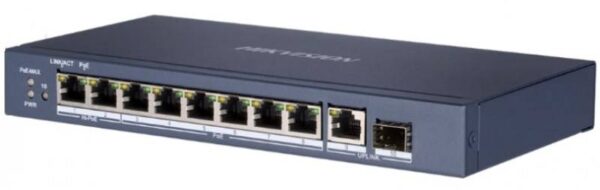 Hikvision DS-3E0510HP-E – 10 portos Gbit PoE switch (110 W)