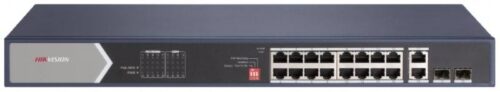 Hikvision DS-3E0520HP-E – 20 portos Gbit PoE switch (225 W)