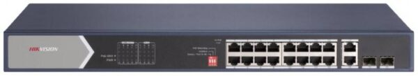Hikvision DS-3E0520HP-E – 20 portos Gbit PoE switch (225 W)