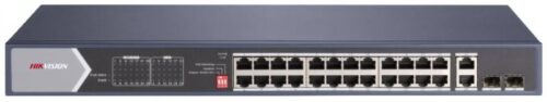 ds-3e0528hp-e-60cb8a5878d07.jpg Hikvision DS-3E0528HP-E – 28 portos Gbit PoE switch (370 W)